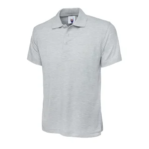 UC101 classic polo shirt in heather grey