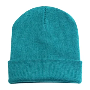 Emerald Heavyweight Cuffed Beanie front view