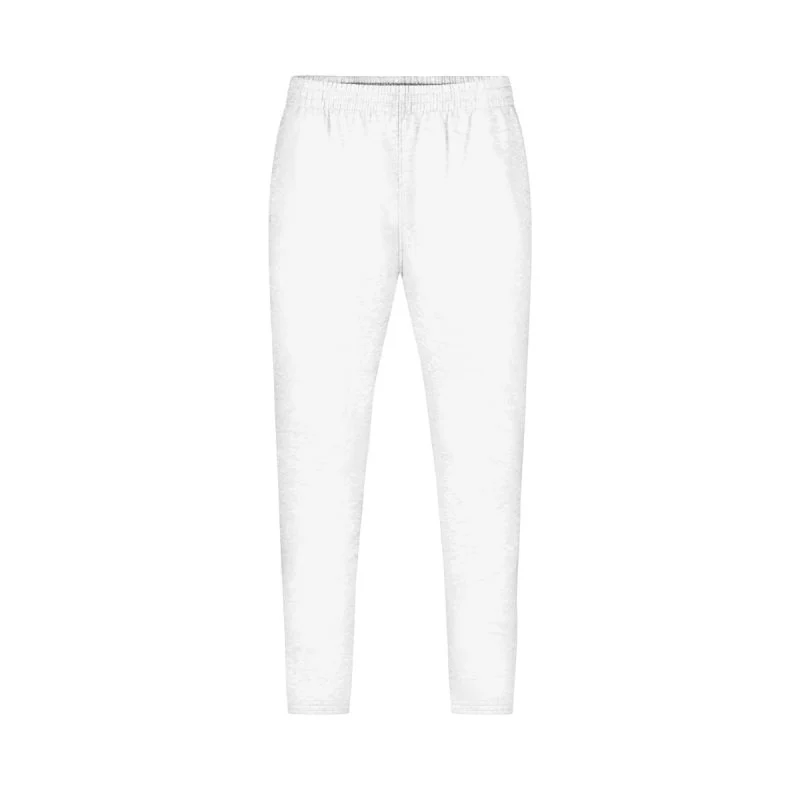 White workwear UX jog bottoms front view