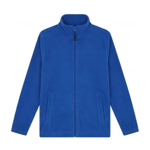 Royal eco full zip fleece jacket front view