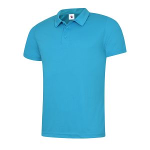 Sapphire mens ultra cool polo shirt front view