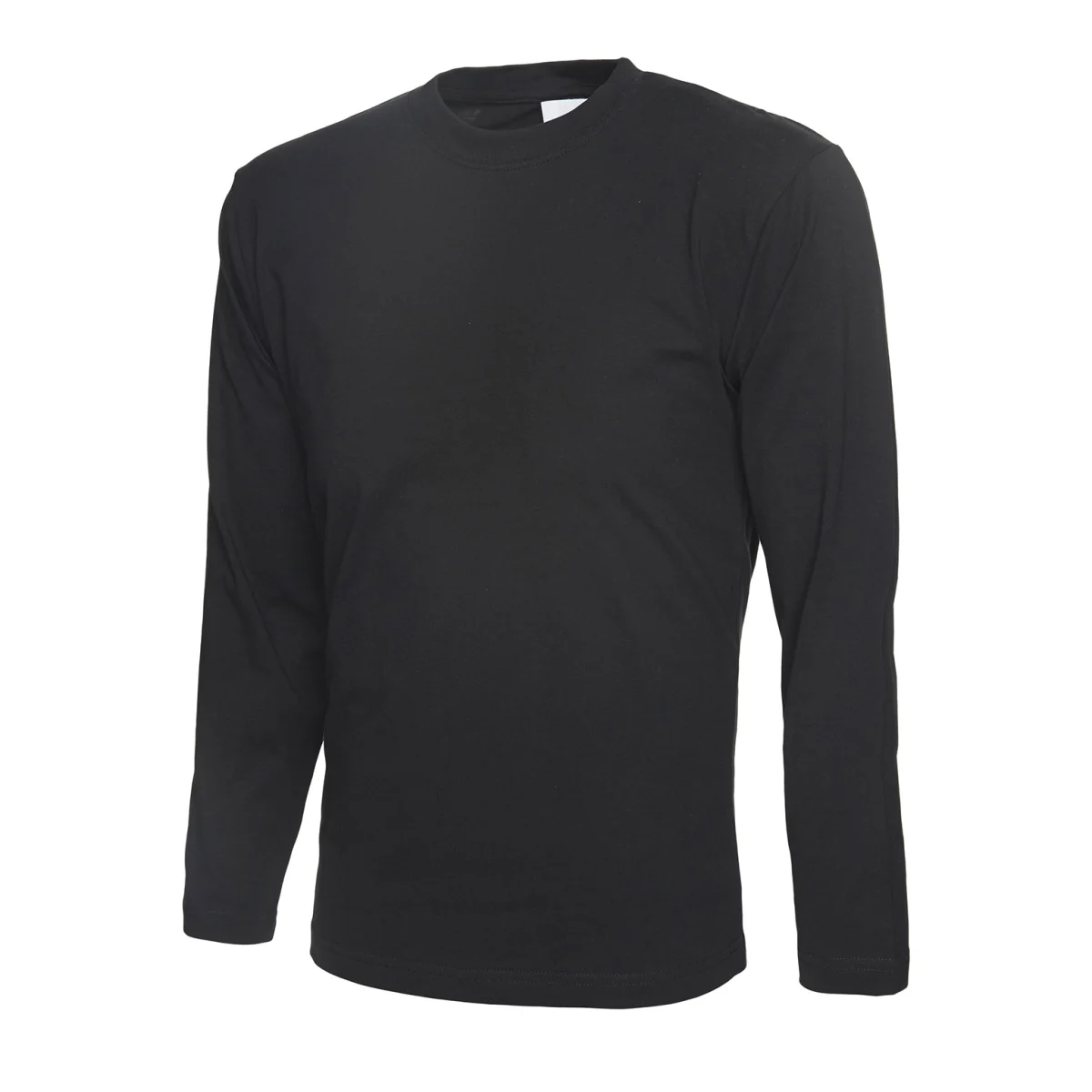UC314 unisex long sleeve classic T-shirt in black