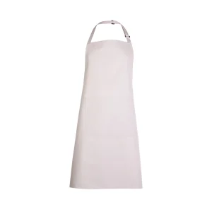 Natural Bib Apron with Pocket front view