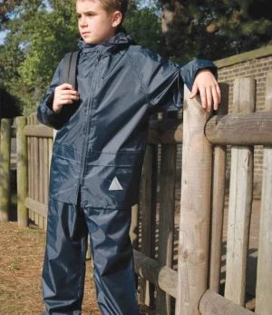 Result Kids Waterproof Jacket/Trouser Suit in Carry Bag RS95B