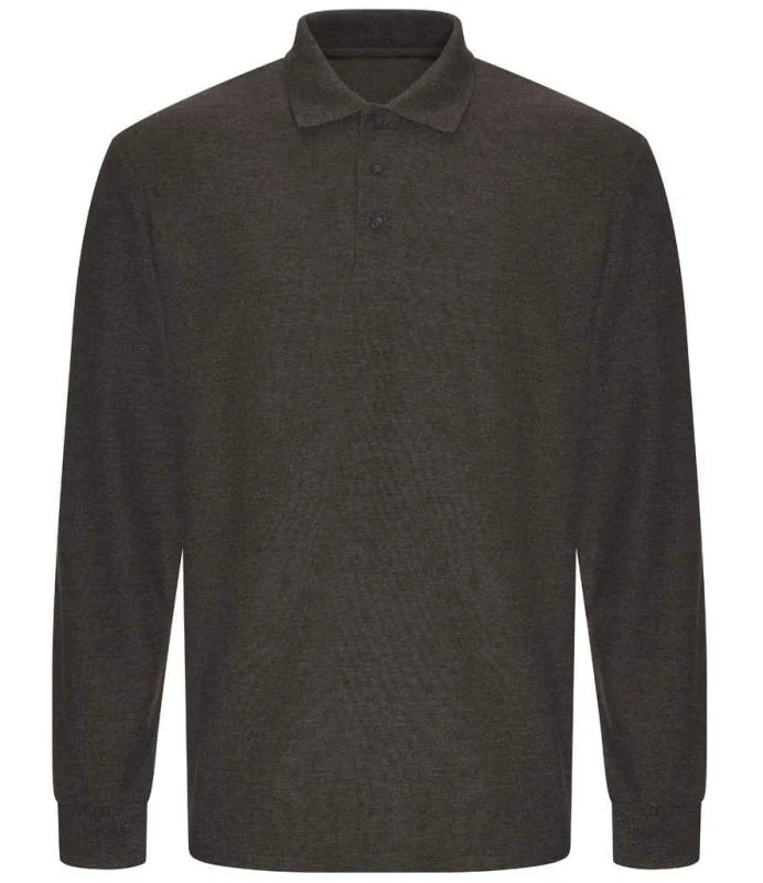 Pro RTX Pro Long Sleeve Piqué Polo Shirt RX102 Front
