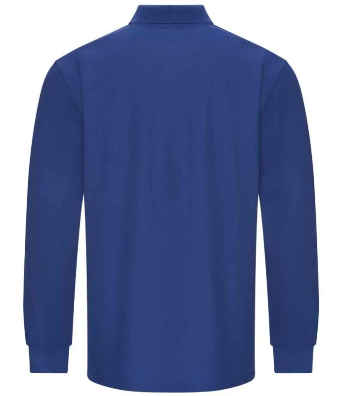 Pro RTX Pro Long Sleeve Piqué Polo Shirt RX102 Back