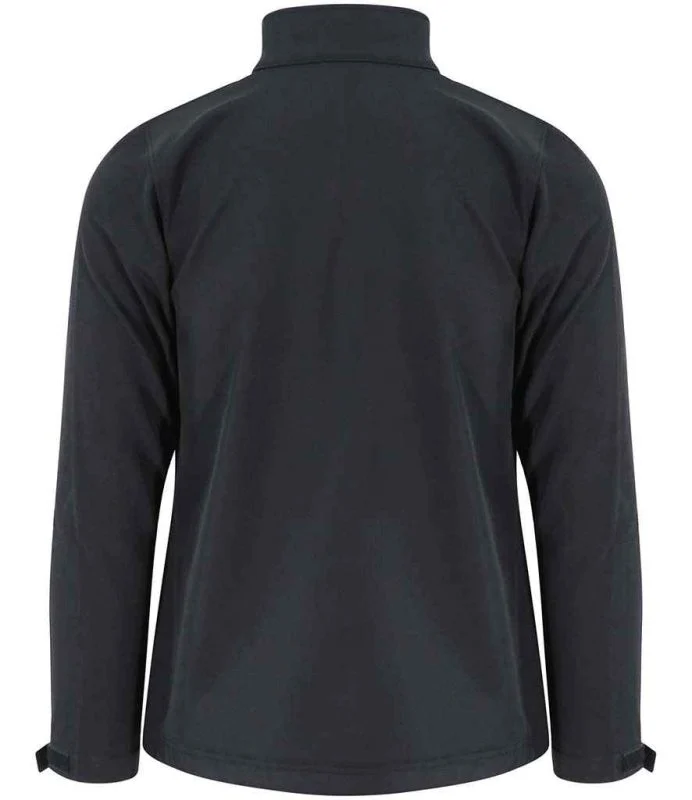 Black Pro RTX Pro Two Layer Soft Shell Jacket RX500 back view