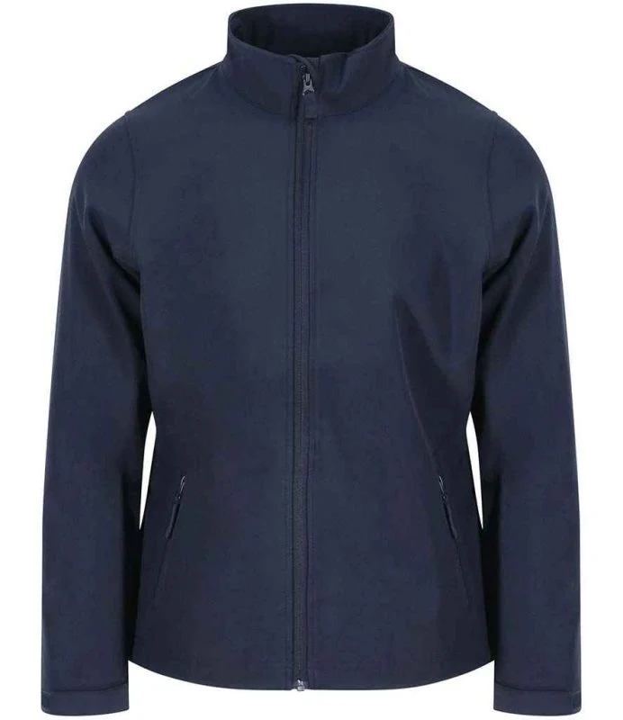 Navy Pro RTX Pro Two Layer Soft Shell Jacket RX500 front view